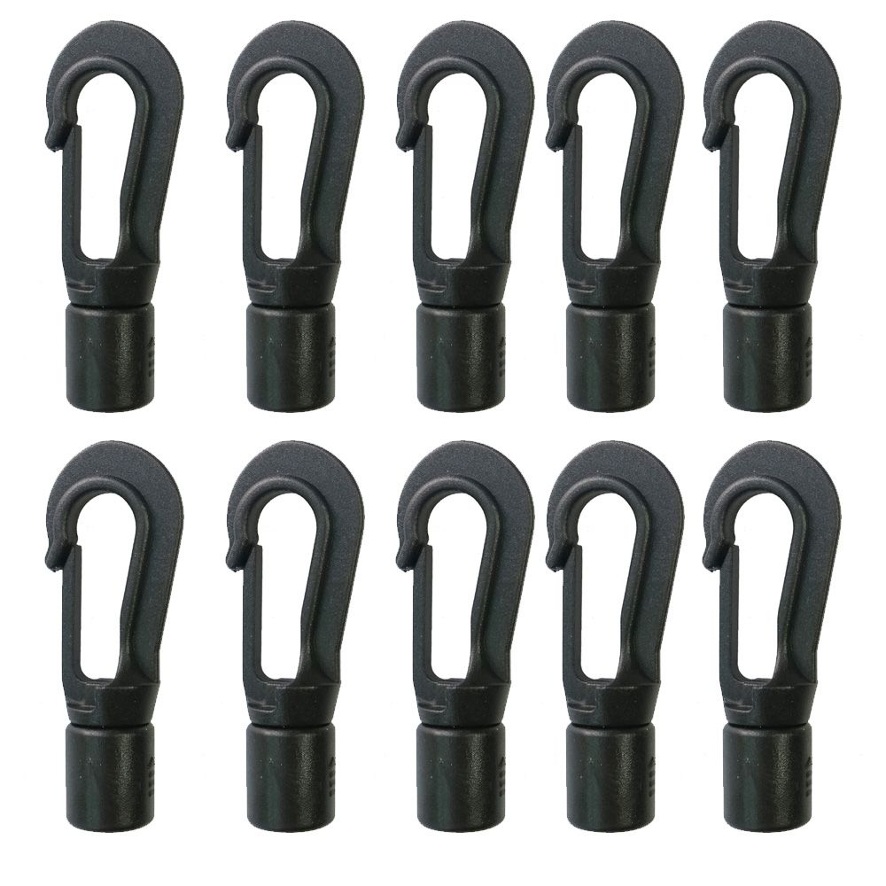 Fishing Kit Compact - 5/10pcs plastica moschettone Clip Bungee Shock
