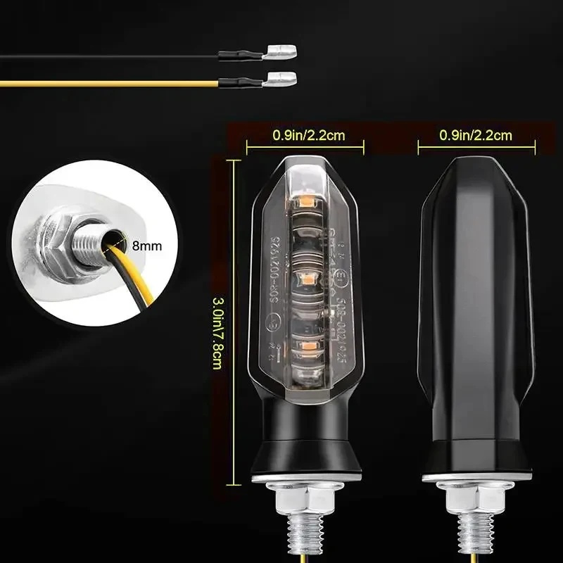 2/4/6 pezzi Mini Luci LED per  - Sos Light Strobe recensione e prezzo
