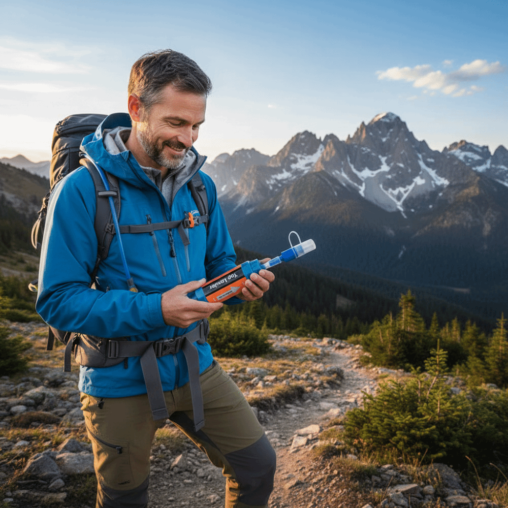 Mini Filtro Acqua Portatile a  - Water Purification Straw recensione e prezzo