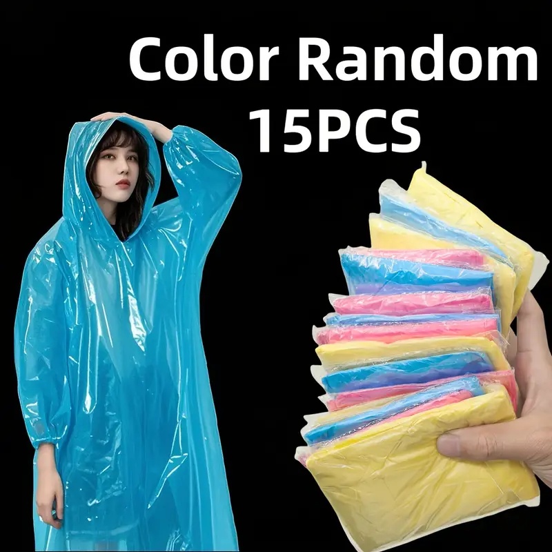 15/30 Pezzi di Poncho Impermea - Emergency Poncho Rain recensione e prezzo