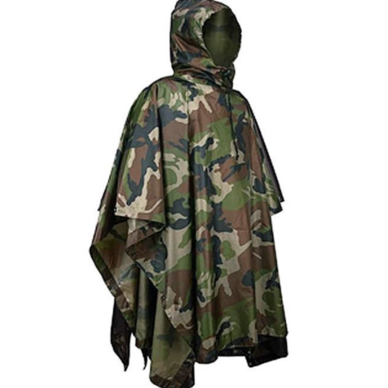 Impermeabile Tattico Mimetico  - Emergency Poncho Rain recensione e prezzo