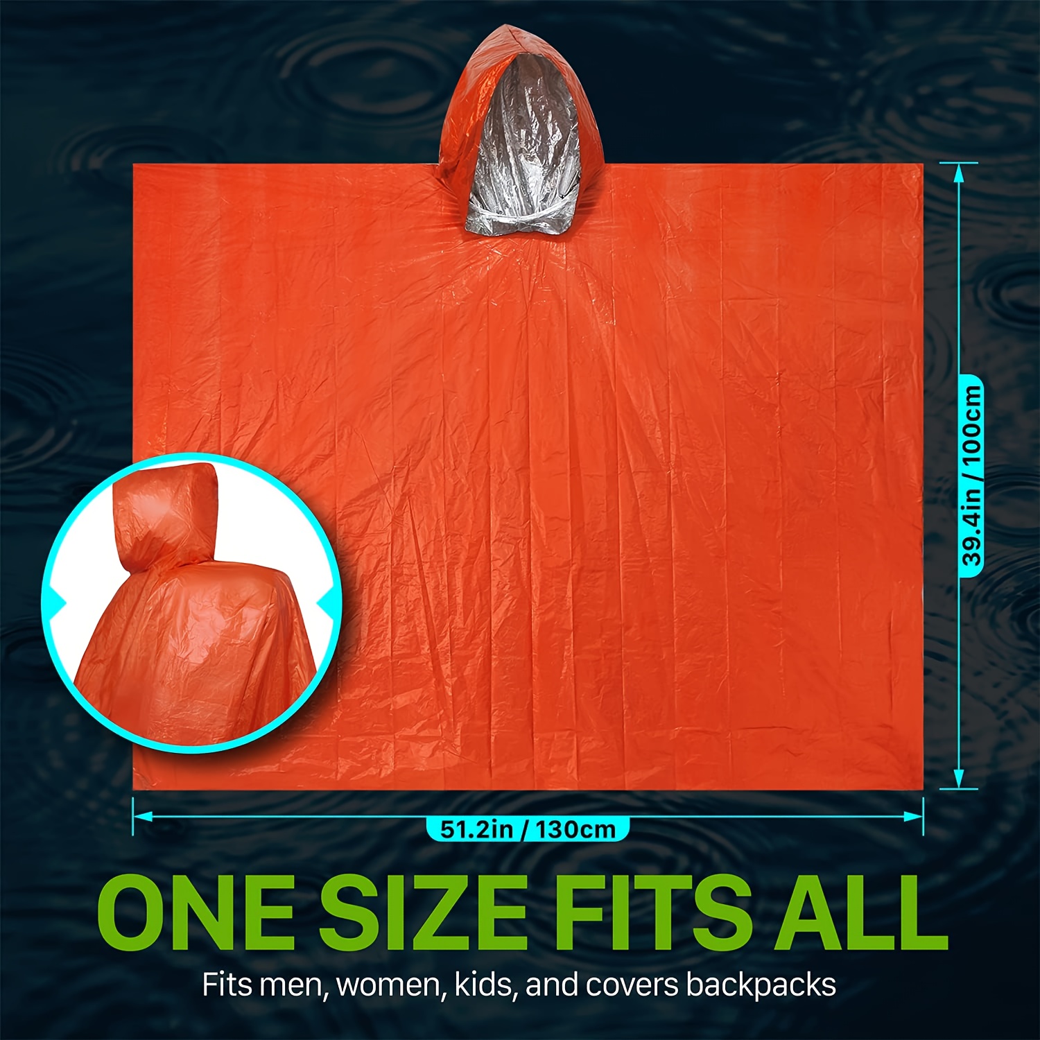 Kit di sopravvivenza d'emergen - Emergency Poncho Rain recensione e prezzo
